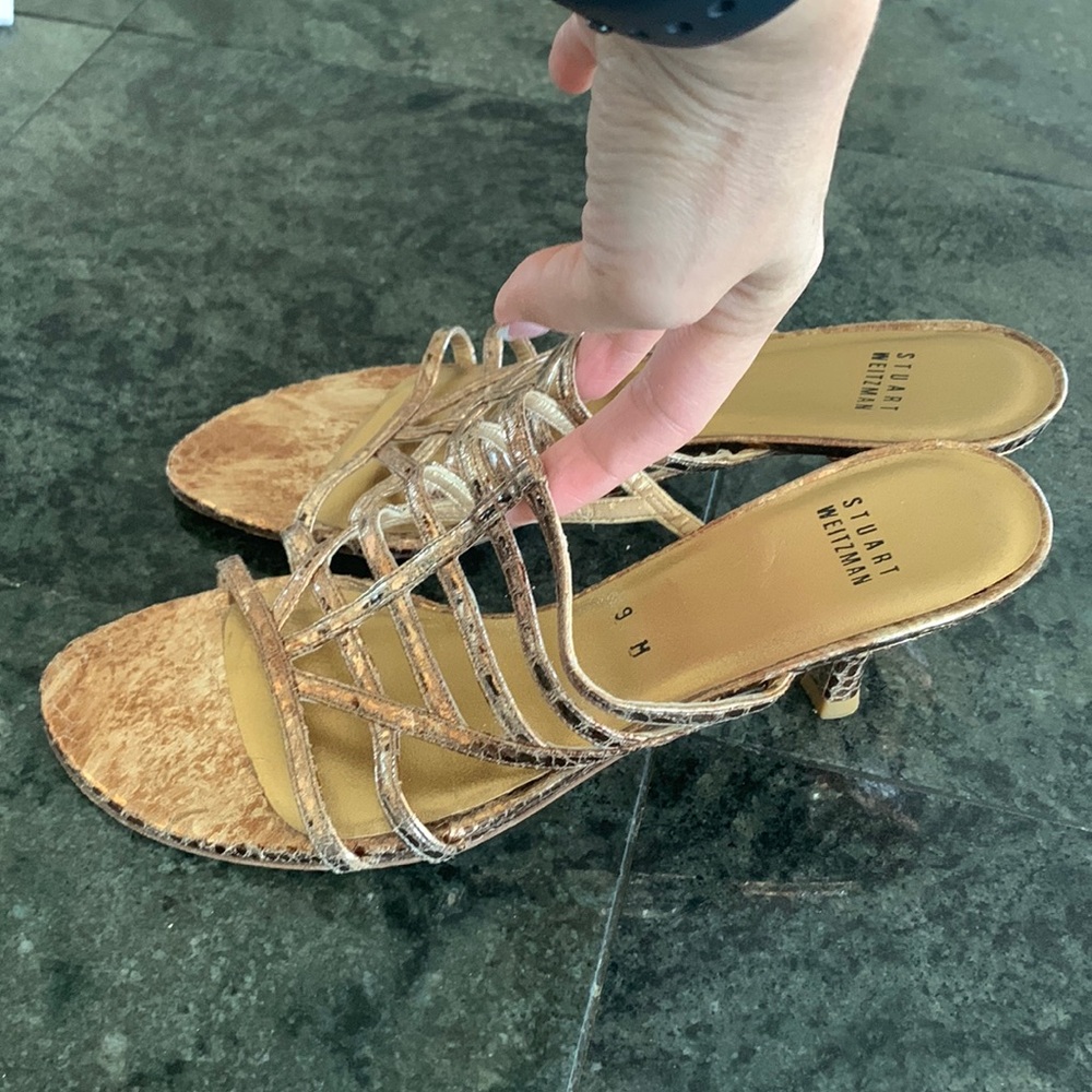 Used women sandals heel about 1.5 inches